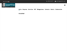 Tablet Screenshot of iparfrio.com